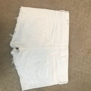 White express jean shorts